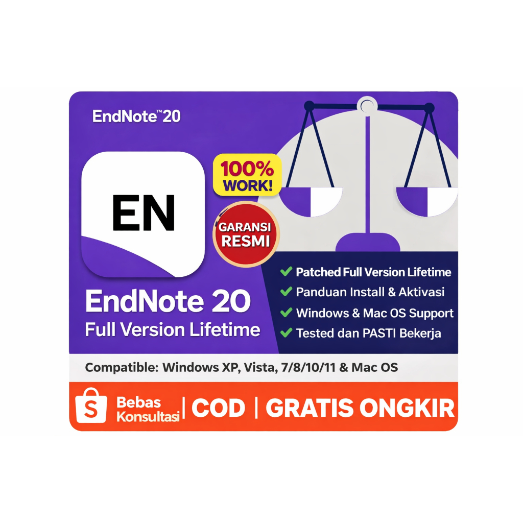 Jual EndNote Catatan Akhir Full Version LIFETIME | V20 V21 V22 V25 ...