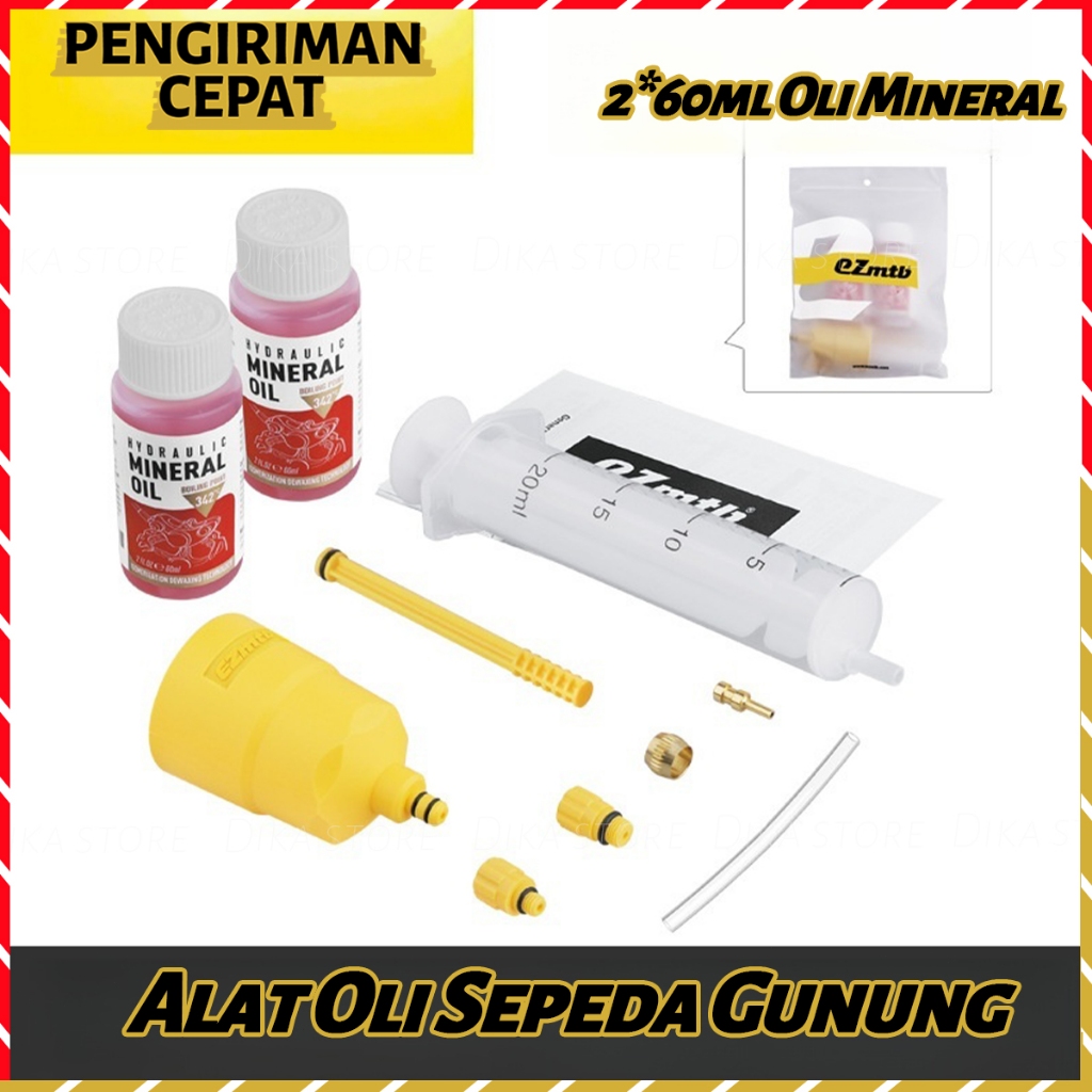 Jual Alat Bleeding Kit Minyak Rem Syringe 20cc Cakram Hidrolik Sepeda ...