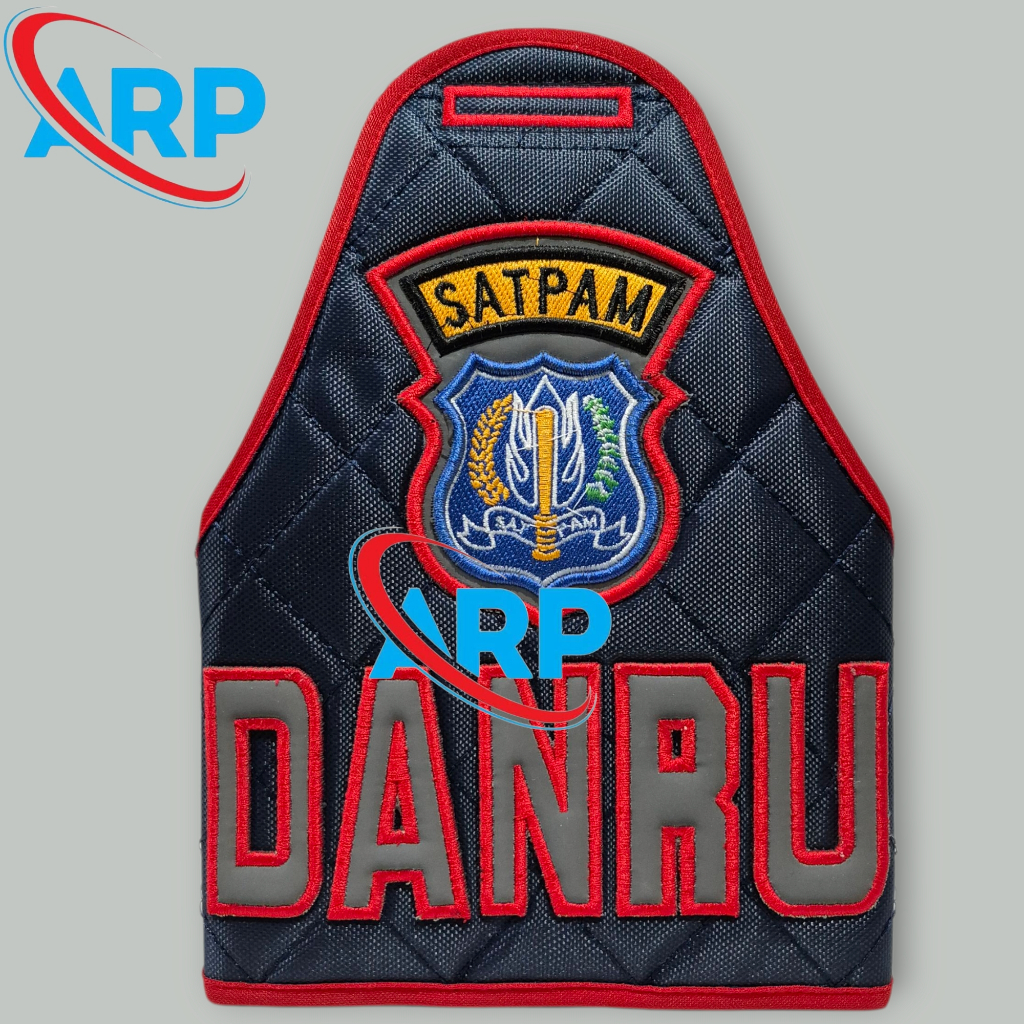 Jual BAN LENGAN DANRU LOGO SATPAM NAVY | Shopee Indonesia