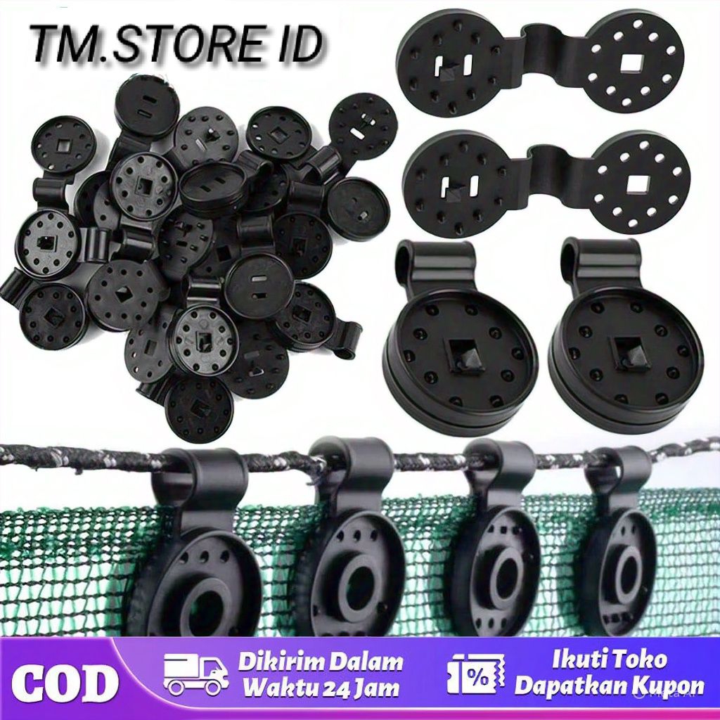 Paket Hemat 30 50 100 150pcs  Klip Penjepit Paranet / Cepat dan Praktis