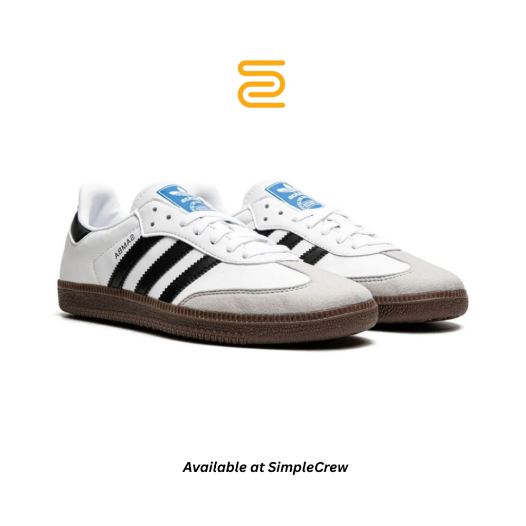Jual Simple Crew - Samba OG White Black Gum Sneakers Authentic | Shopee ...