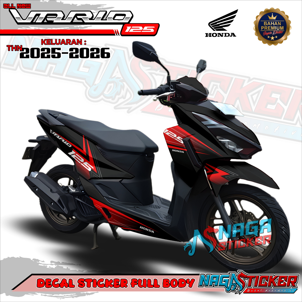 Jual Decal Sticker Motor Full Body Honda Vario 125 2025-2026 Motif ...