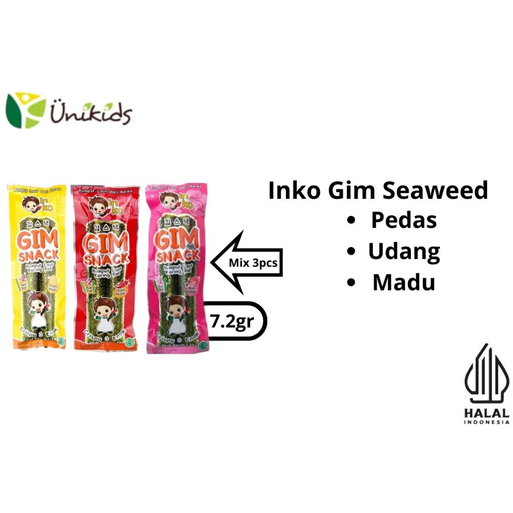 Jual Inko Gim Rumput Laut Mix 3pcs (Random) | Shopee Indonesia