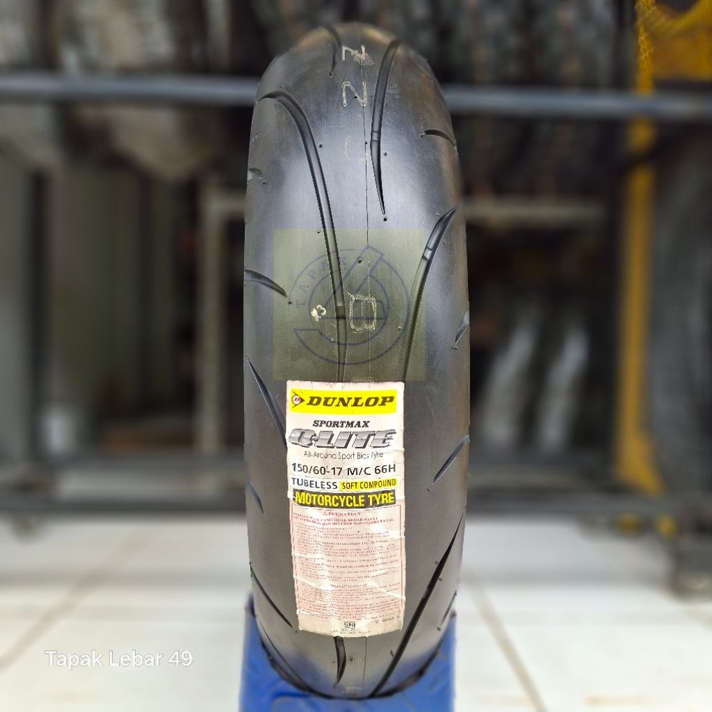 Jual Ban Soft Compound Paling Awet DUNLOP Qlite 150.60.17 Ring 17 ...