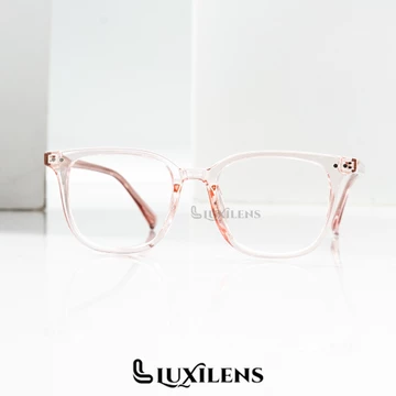 Luxilens Groovy Frame Kacamata Kotak Fashion Pria Dan Wanita Normal Minus Lensa Antiradiasi