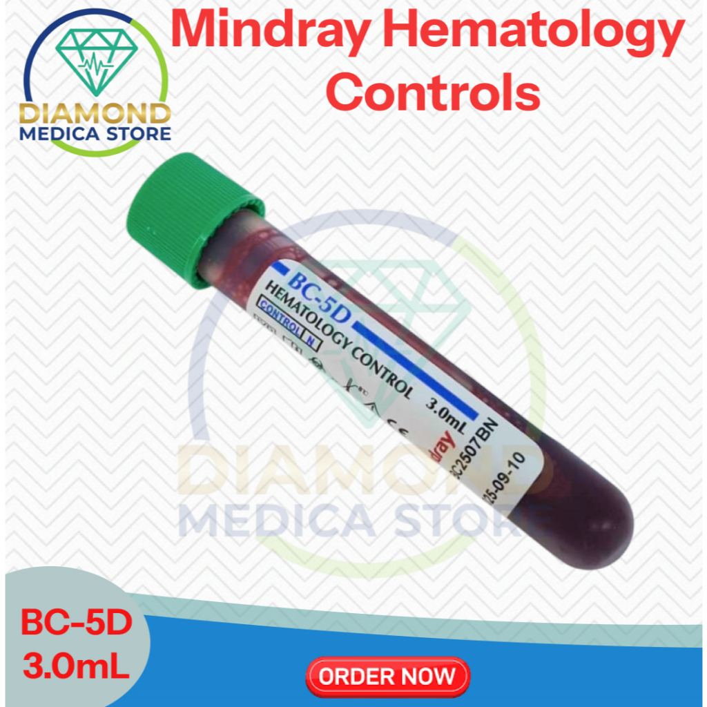 Jual HEMATOLOGY CONTROL 5 DIFF NORMAL 3ML MINDRAY / KONTROL HEMATOLOGI ...