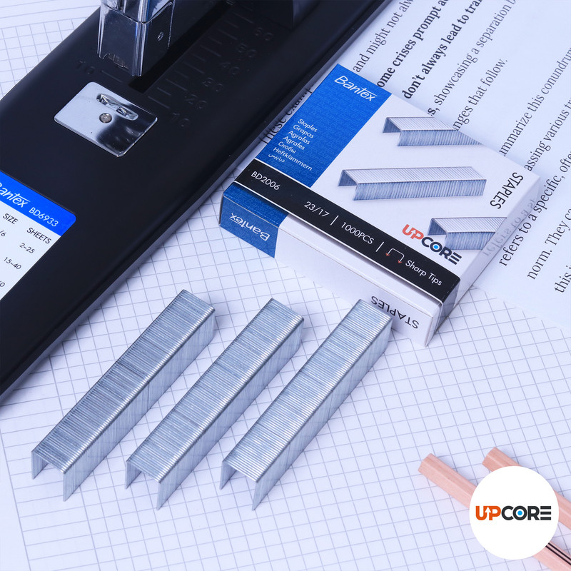 Bantex Isi Ulang / Refill Staples Khusus Stapler Heavy Duty Anti Karat Ujung Runcing BD200X (7)