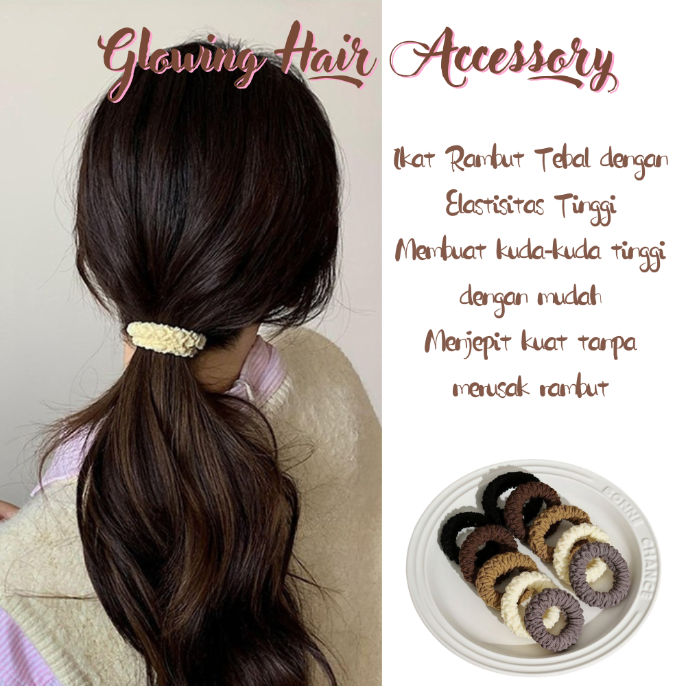 Jual Set Ikat Rambut dengan Kemasan Premium | Desain Sederhana dan ...