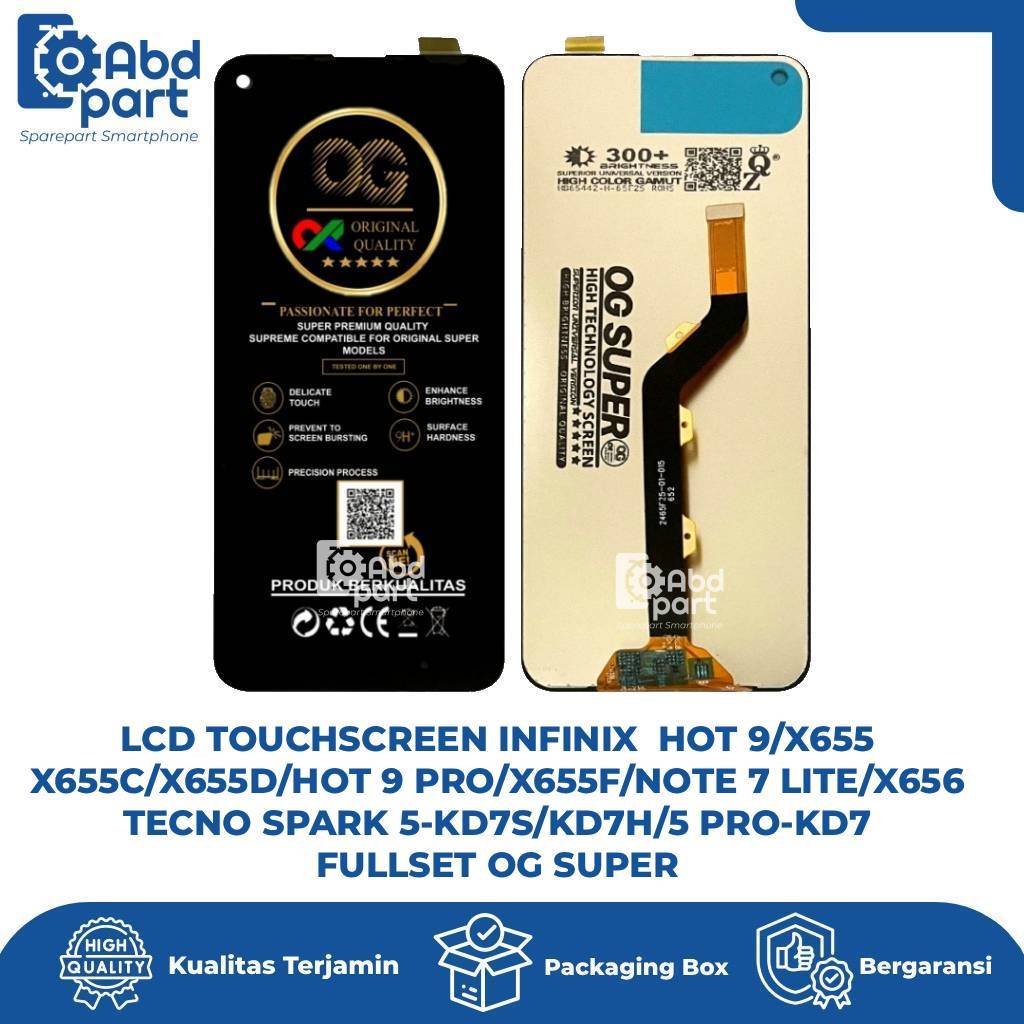 Jual LCD TOUCHSCREEN INFINIX HOT 9/X655 X655C/X655D/HOT 9 PRO/X655F ...