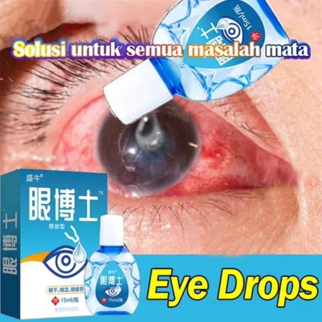 Jual Tetes Mata Eye Drop 15ml Melembabkan Membersihkan Area Mata ...