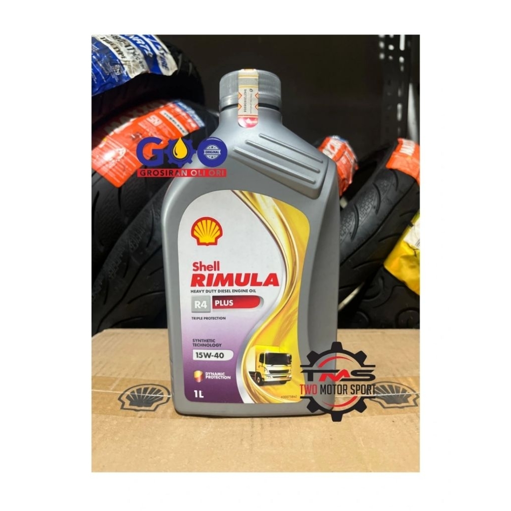 Jual Shell Rimula R4 Plus 15W-40 Oli Mesin Diesel Synthetic 1L | Shopee ...
