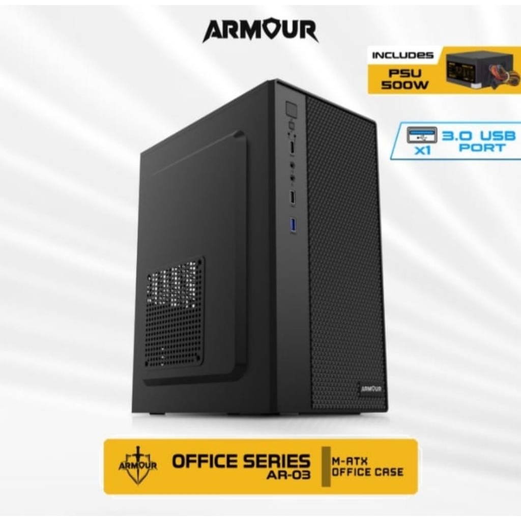 Jual CASING PC ARMOUR AR-03+PSU | Shopee Indonesia