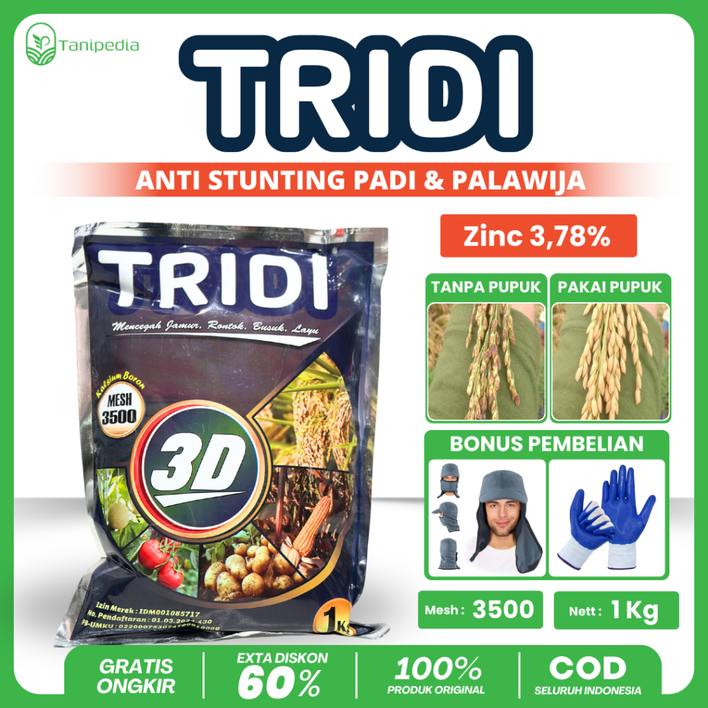 Jual Tridi Mesh 3500 - Pupuk Kalsium Tanaman - Anti Rontok Jamur Busuk ...