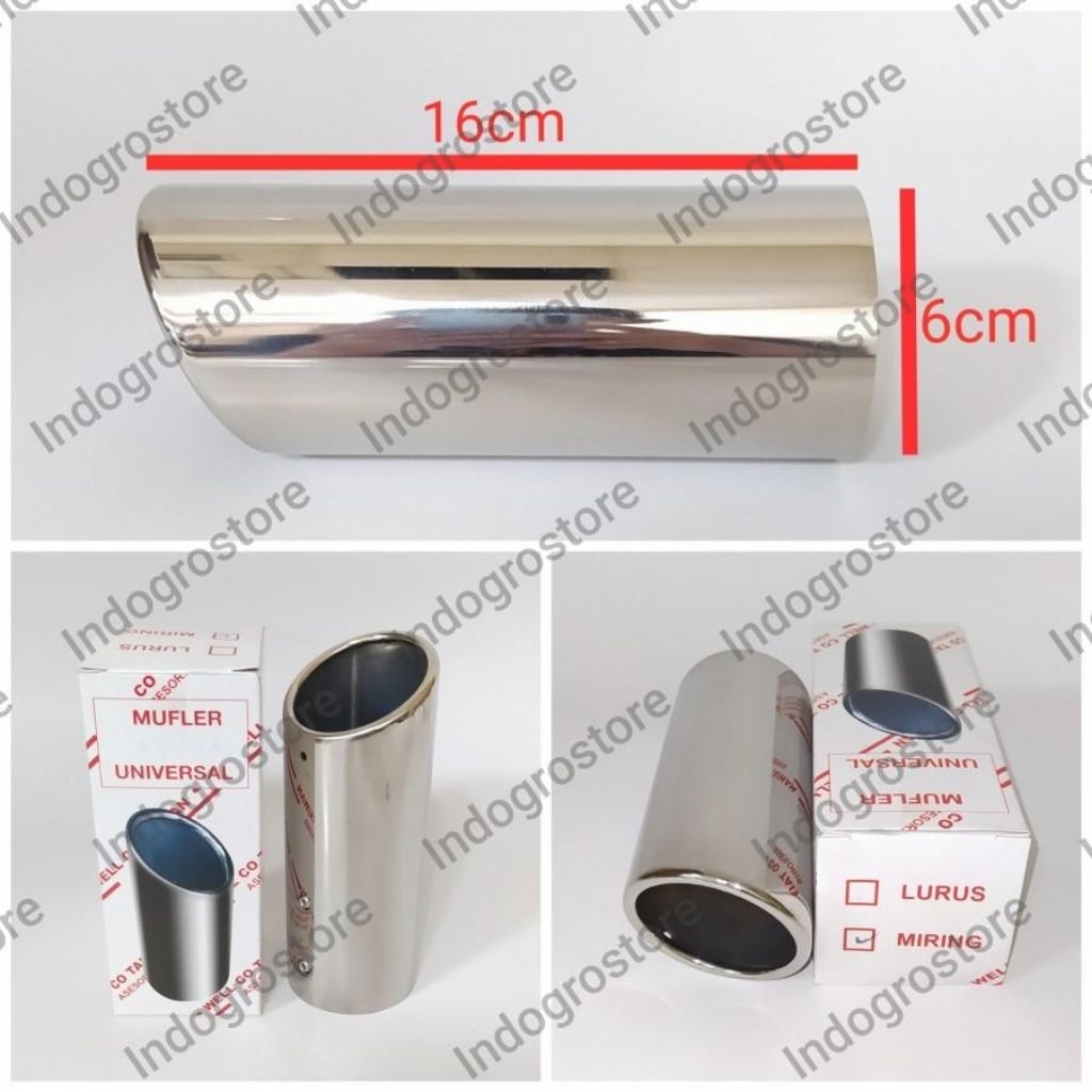Jual MUFFLER Buntut Ujung Knalpot Mobil ERTIGA BALENO SPLASH SCROSS ...