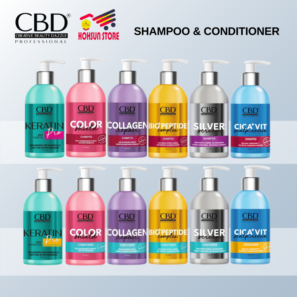 Jual CBD Professional Hair Treatment Shampo & Conditioner for Salon ...