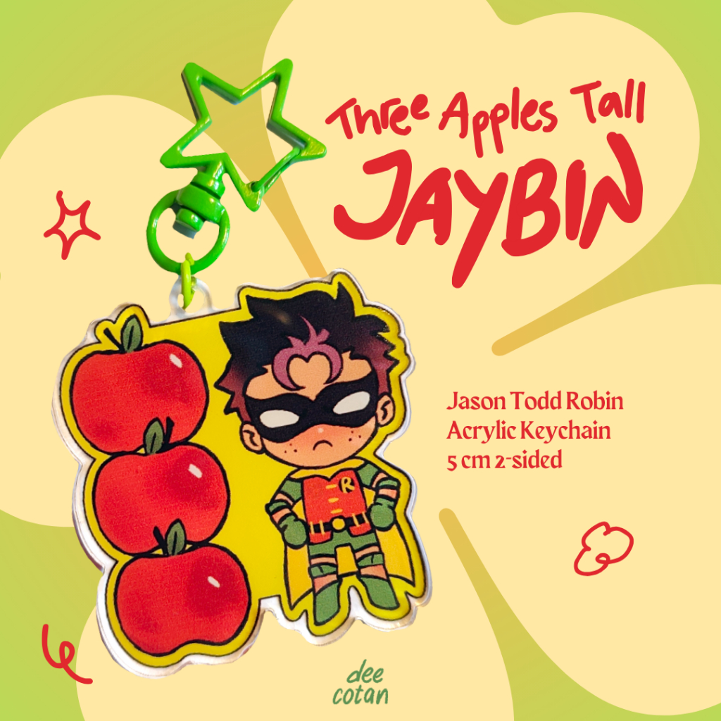 Jual [DC COMICS] THREE APPLES TALL JASON TODD ROBIN ACRYLIC KEYCHAIN ...