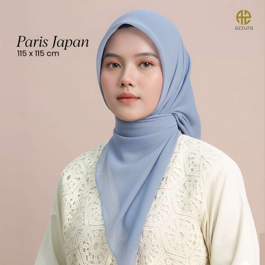 Jual Azzurascarf - Plain Paris Japan Premium Segiempat Variasi Warna ...