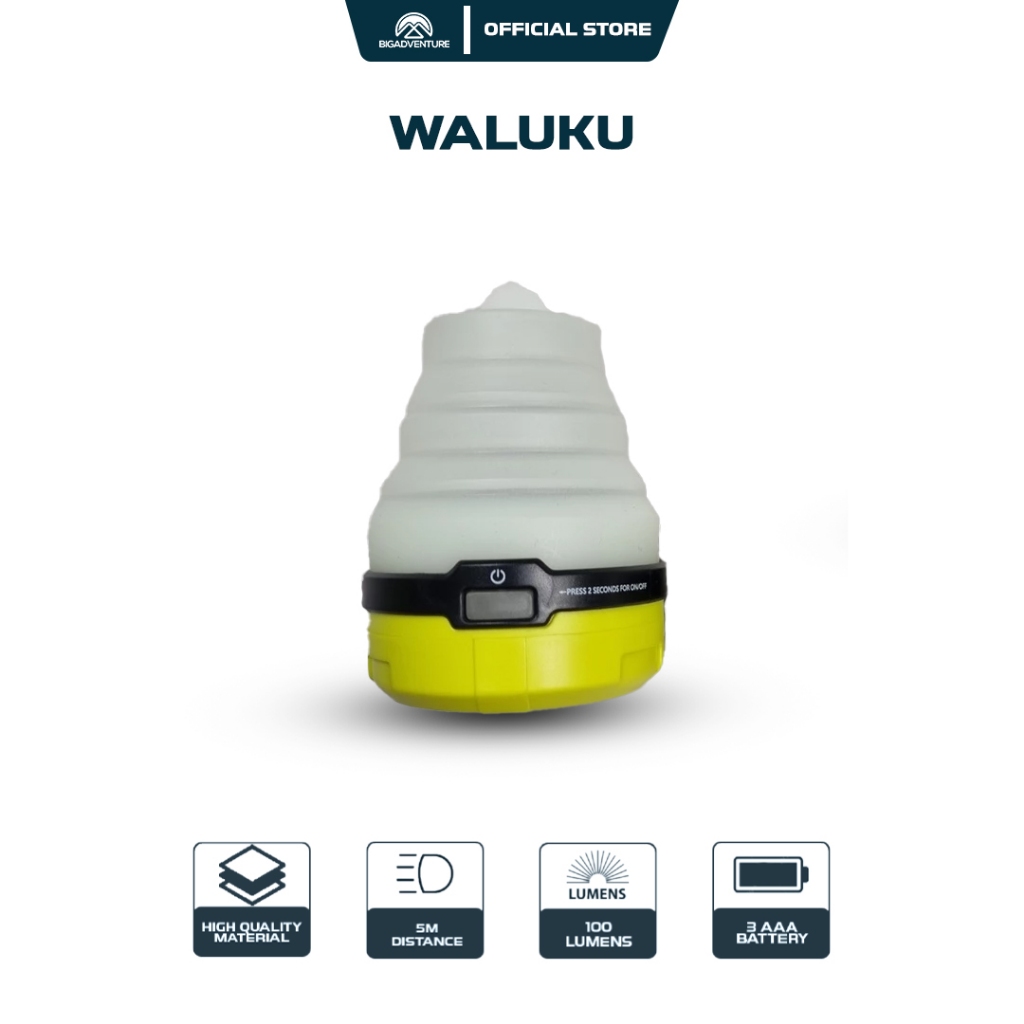 Bigadventure Waluku - Lampu Tenda Camping Ultralight