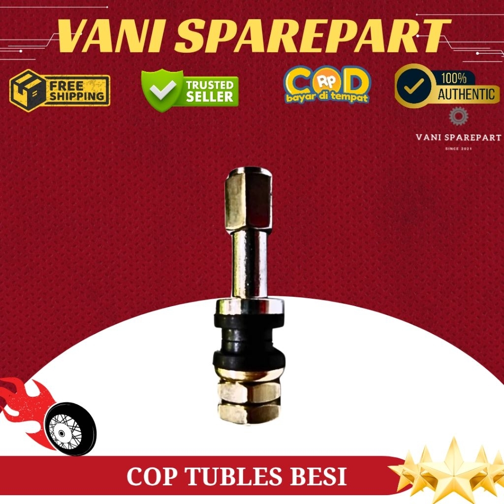 Jual COP PENTIL TUBLESS TUBLES BESI / KARET | Shopee Indonesia