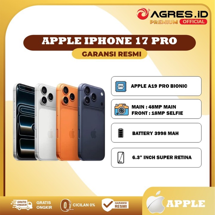 iP 17 Pro 256GB I 512GB I 1TB Garansi Resmi Indonesia