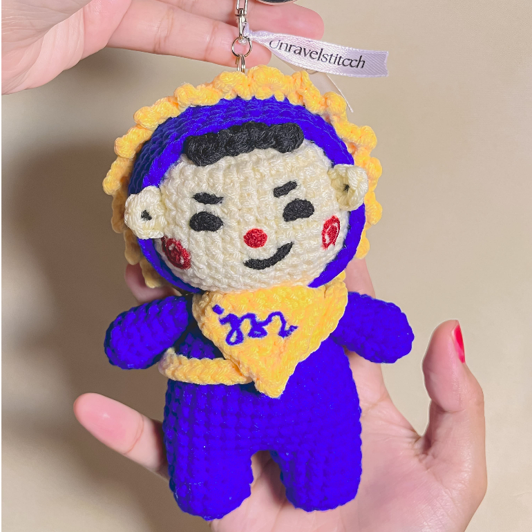 Jual GMMTV Jummo Junior Mark Doll Handmade Keychain
