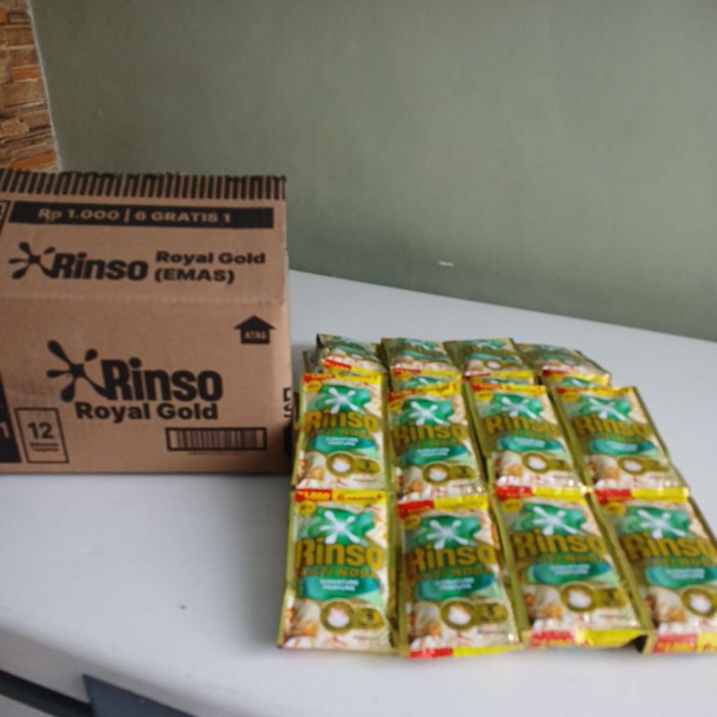 Jual Rinso cair royal gold 40g 8 renteng (56pcs) | Shopee Indonesia