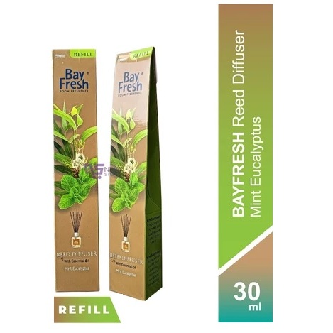 Jual BAYFRESH Reed Diffuser - REFILL - Eucalyptus Mint (30 ml) | Shopee ...