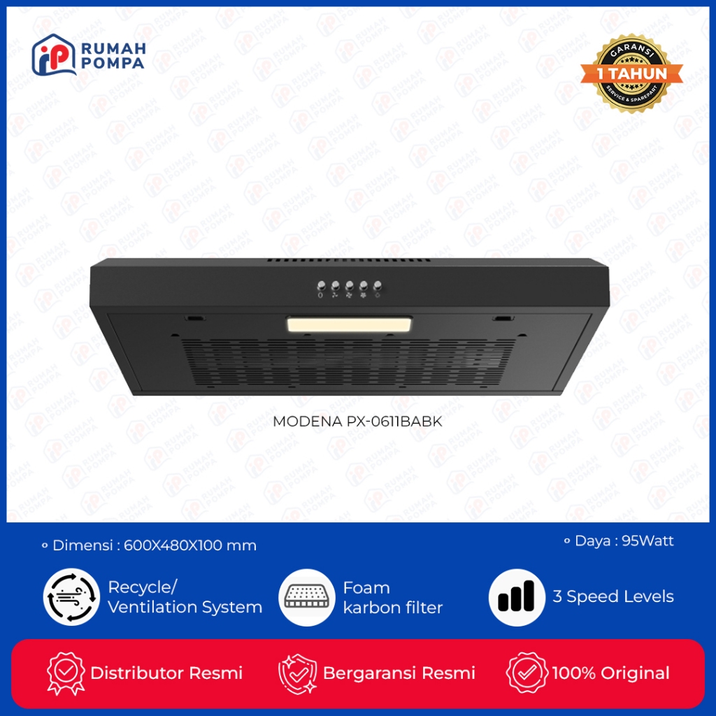 Jual Cooker Hood Modena PX 0611 BABK | Shopee Indonesia