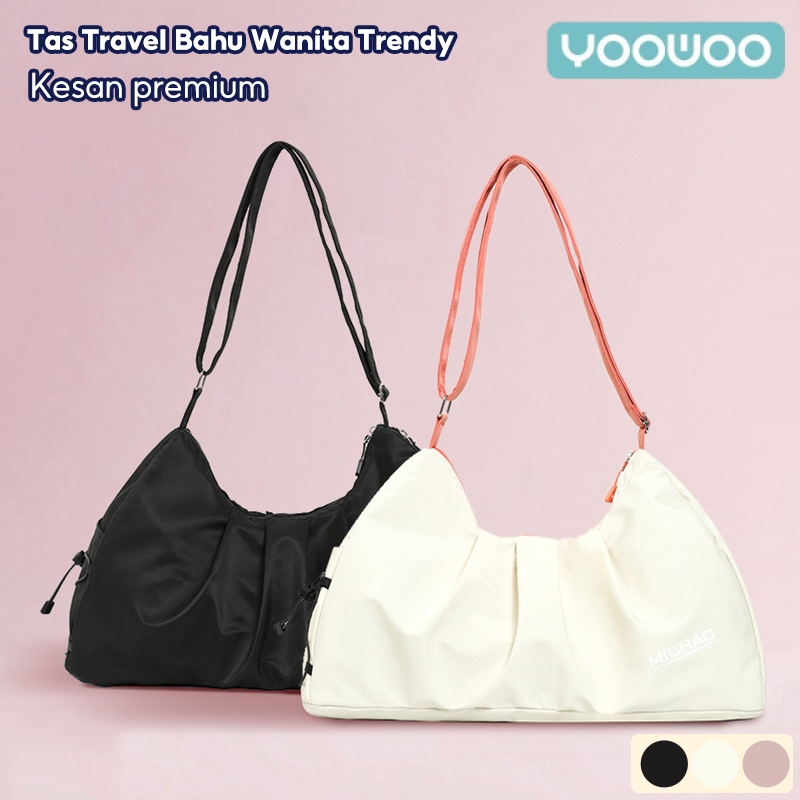 Jual YooWoo Tas Bahu Wanita / Tas Olahraga / Tas Kapasitas Besar Tahan ...