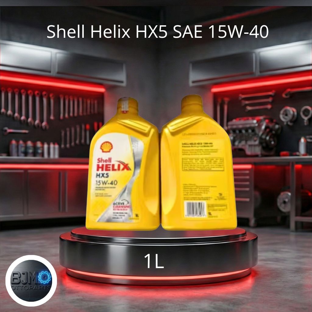 Jual OLI MESIN Shell Helix HX5 SAE 15W-40 1L Bensin Solar Diesel/ OLI ...