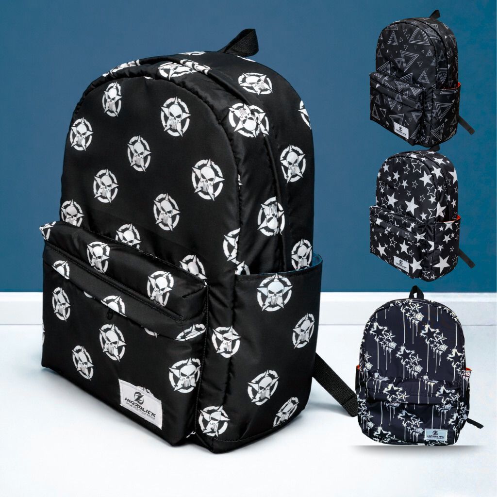 Jual TAS RANSEL BACKPACK MOTIF FULLPRINT FULL BUSA MOTIF BINTANG TAS ...