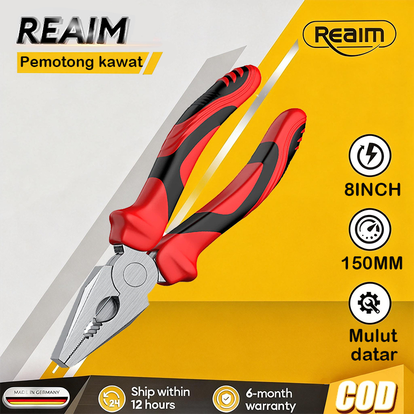 Jual Reaim Gunting Kawat Besi Baja 8 Inch Gunting Potong German Tool ...