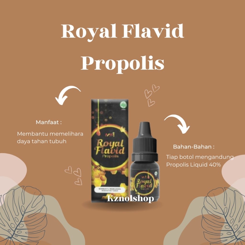 Jual Propolis Royal Flavid Kemasan Terbaru 1Botol @6ml BPOM ORIHINAL ...