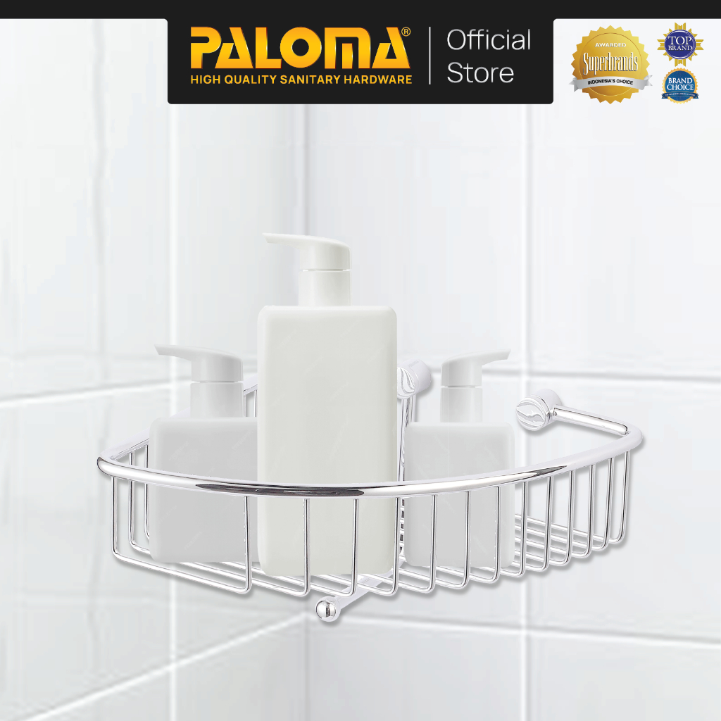 Jual PALOMA BAP 5236 Rak Sudut Tempat Sabun Batang Holder Soap Rack ...
