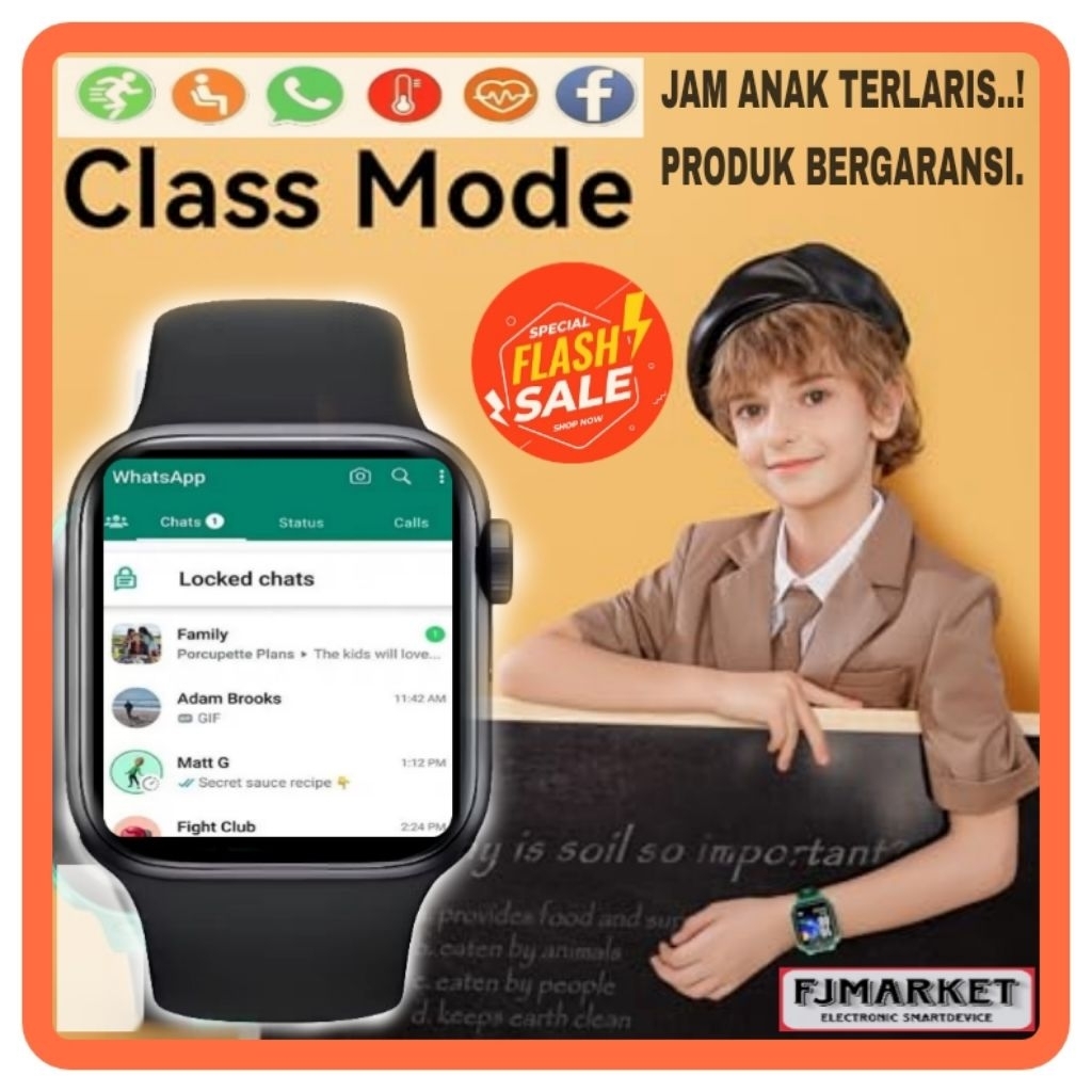 Jual JAM TANGAN PINTAR HP ANDROID 4G ANTI AIR ANAK SMARTWATCH IMOO BISA ...