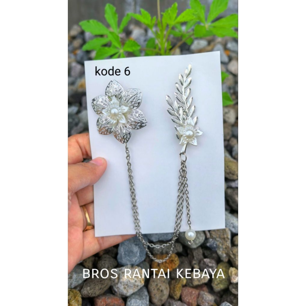 Jual Bros rantai kebaya silver | Shopee Indonesia