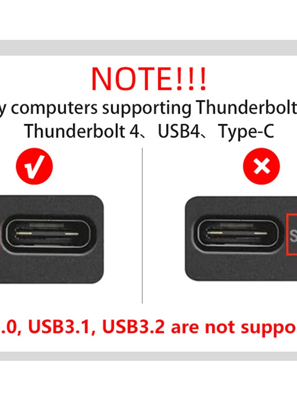 Jual Type C USB Thunderbolt 4 3 to PCIe 4x 16x Converter VGA Eksternal ...