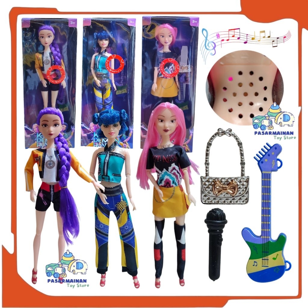 Jual Mainan Figure Boneka Kpop Demon Slayer Mira Rumi Zoey Demon ...