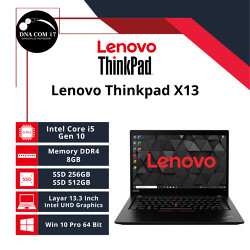 Lenovo Thinkpad X13 Core i5 / i7 Gen 10 | Ram 8GB | Mulus / Second / Original Series / Berkualitas / Bergaransi