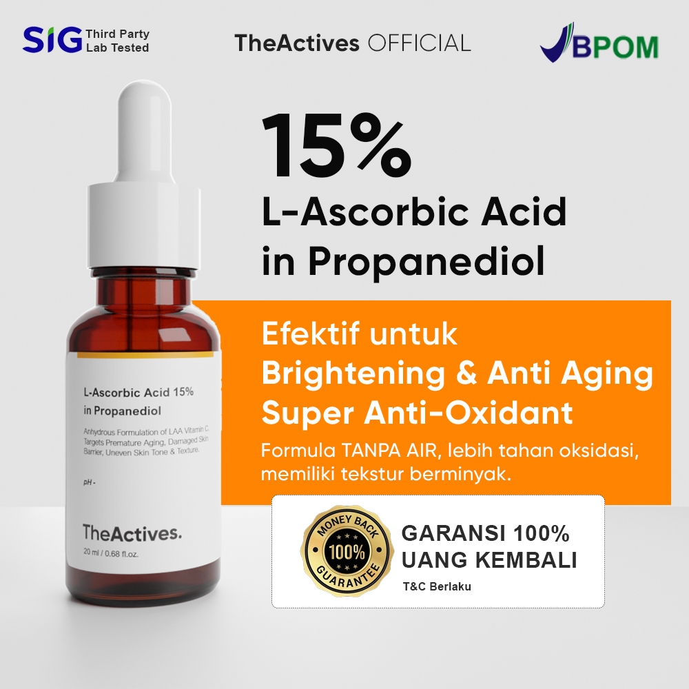 The Actives Vitamin C Serum 15% Brightening Anti-Aging 20ml