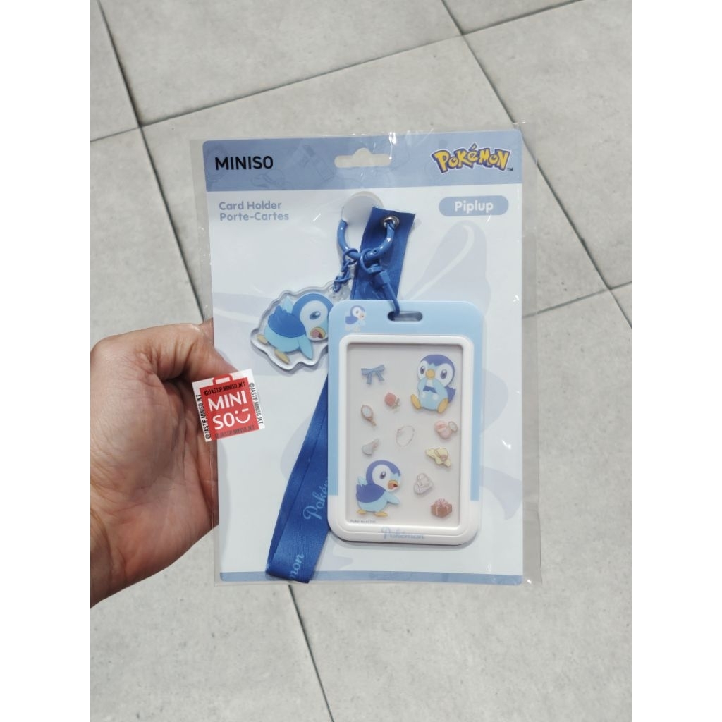 Jual MINISO Card Holder + Charm POKEMON Collection (ROWLET / PIKACHU ...