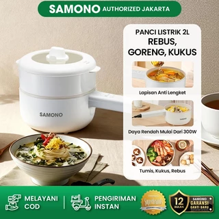 Samono Panci Listrik 2L Steamer 1.6L Anti Lengket