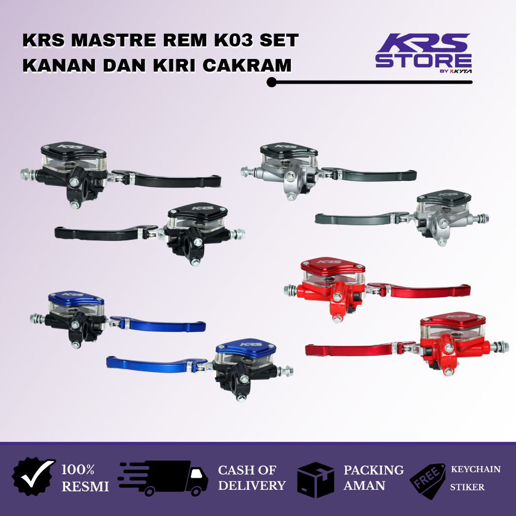 Jual KRS MASTER REM SET K03 MOTOR CAKRAM RESMI | Shopee Indonesia