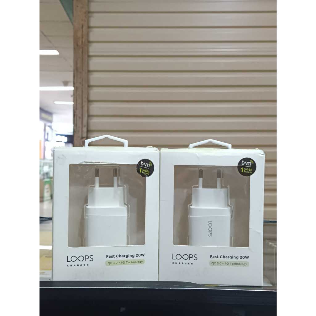Jual LOOPS CHARGER DUALPORT FAST CHARGING 20W | Shopee Indonesia