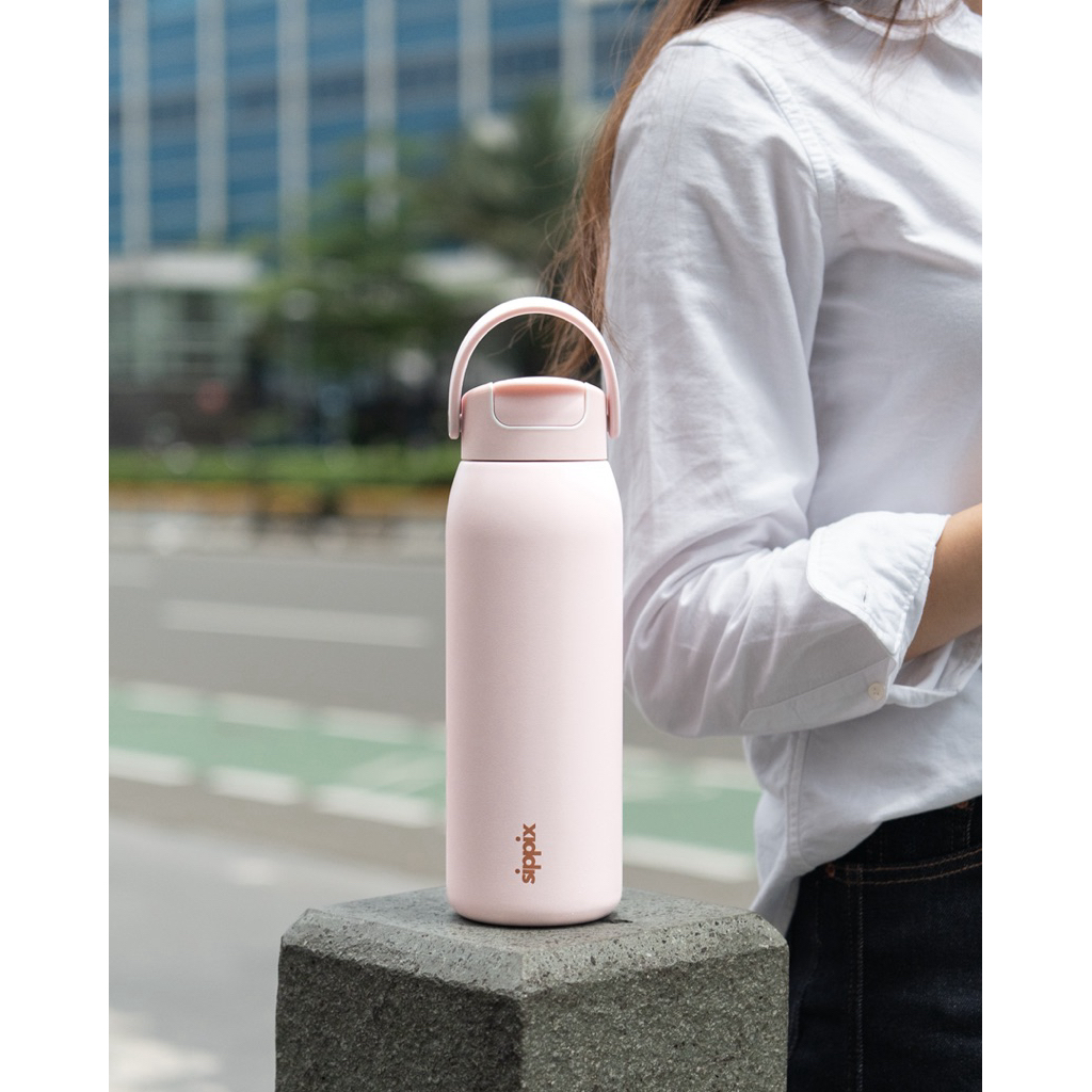 Jual SIPPIX SIPPY ROSE Water Bottle Stainless 945mL Thermos Cup Vacuum ...