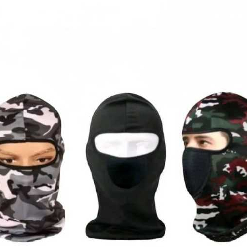 Jual Masker Baf Ninja Full Face Balaclava, Masker Baf Motor Hitam Polos ...