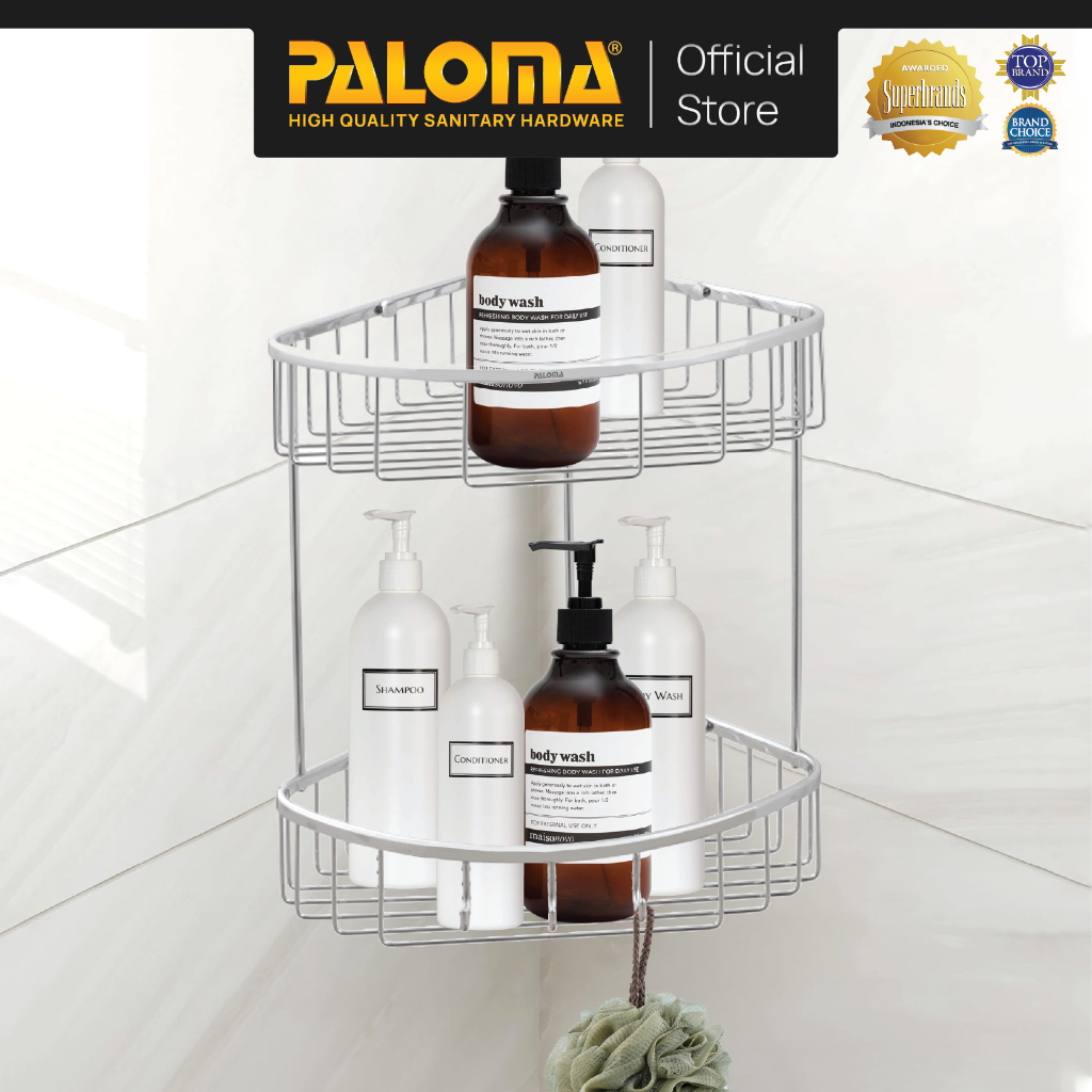 Jual PALOMA BAP 5137 Rak Sudut Tempat Sabun Batang Holder Soap Rack ...