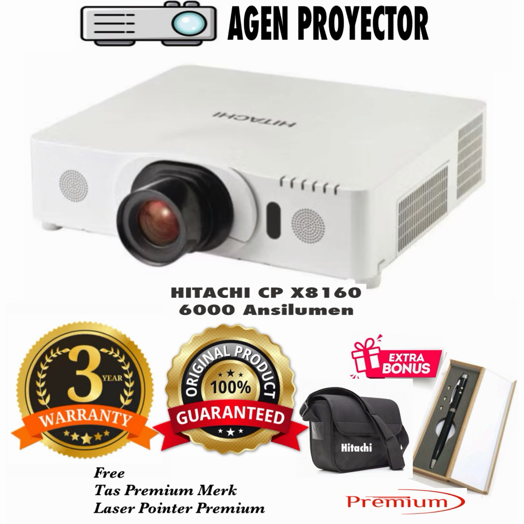 Jual PROYECTOR HITACHI CP X8160 ORIGINAL | Shopee Indonesia