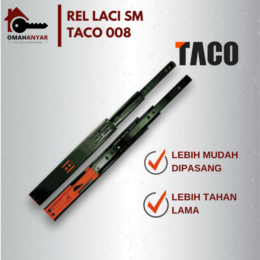 Jual 1 Set (2Pcs)-Rel Laci Slow Motion TACO Double Track BBS 008 Full ...