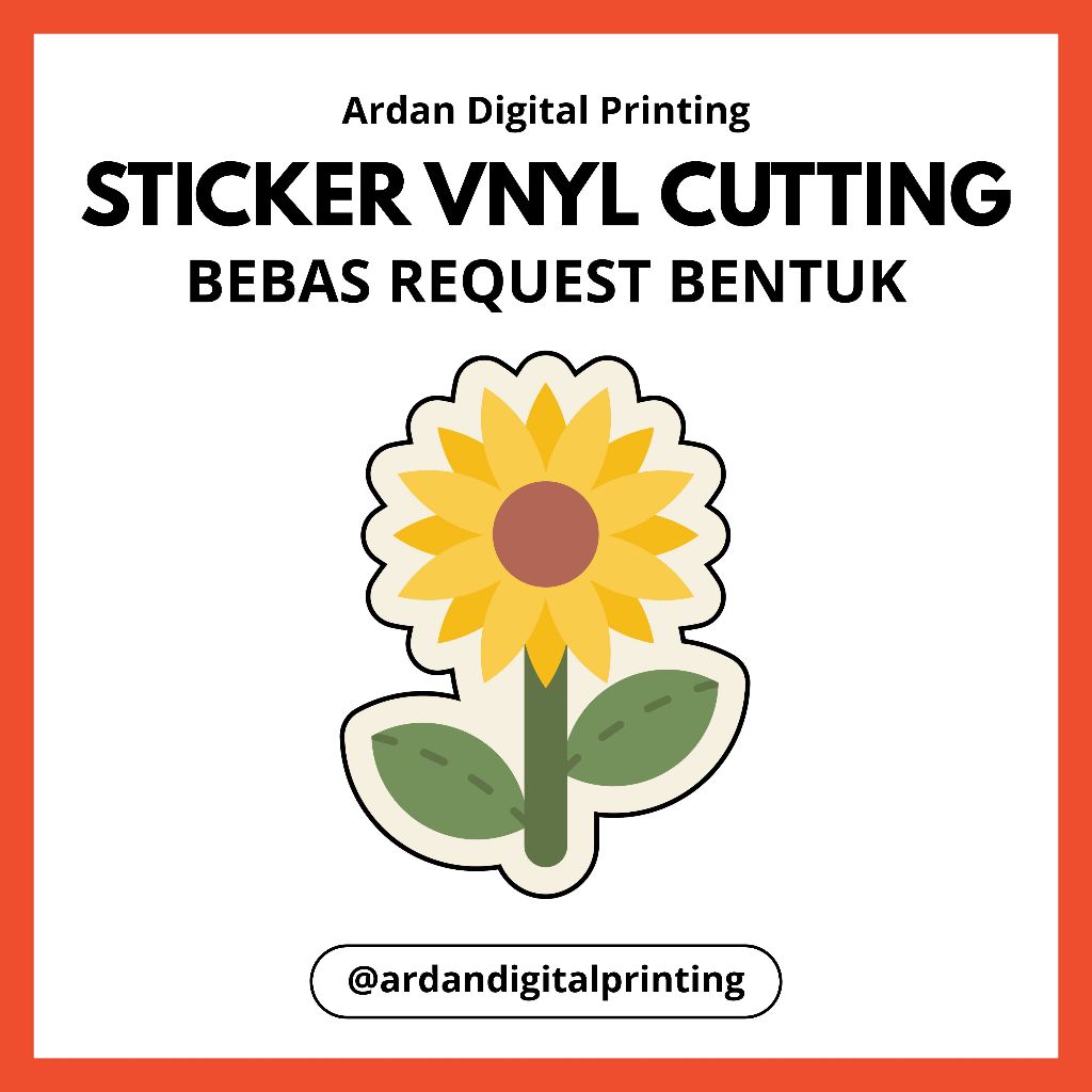 Jual Cetak Sticker Vinyl A3+ Custom + Cutting Putus | Tahan Air ...